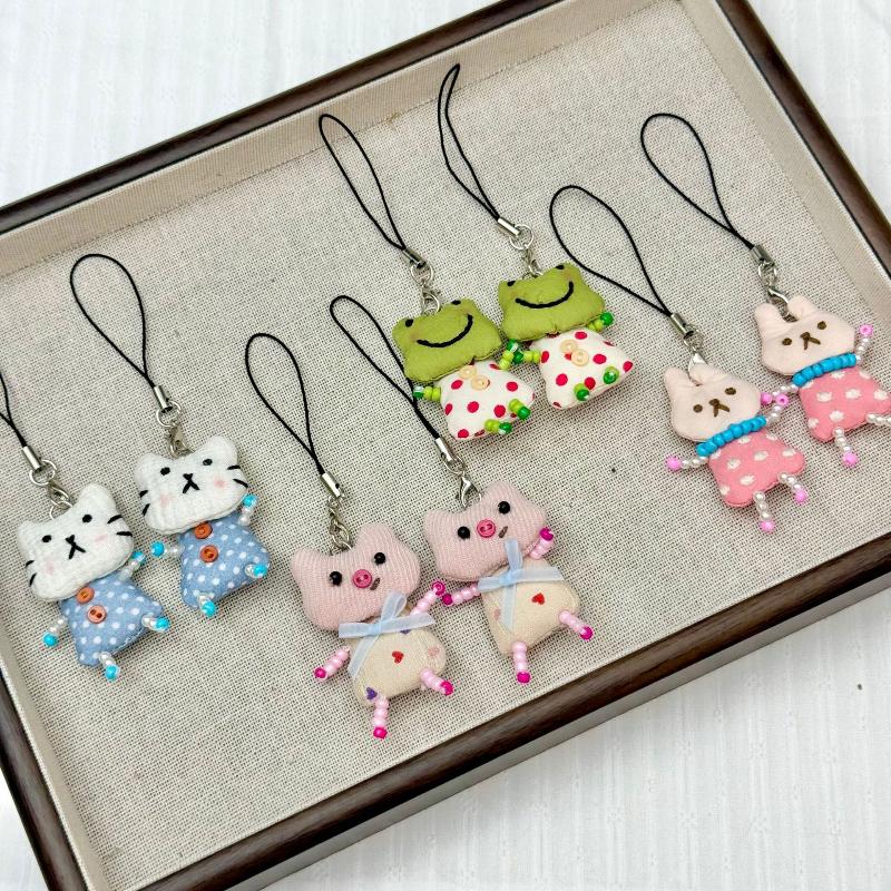 Women'S Young Bags - พวงกุญแจจี้รูปกบ หมู แมว น่ารัก สำหรับผู้หญิง ดีไซน์เรียบง่าย