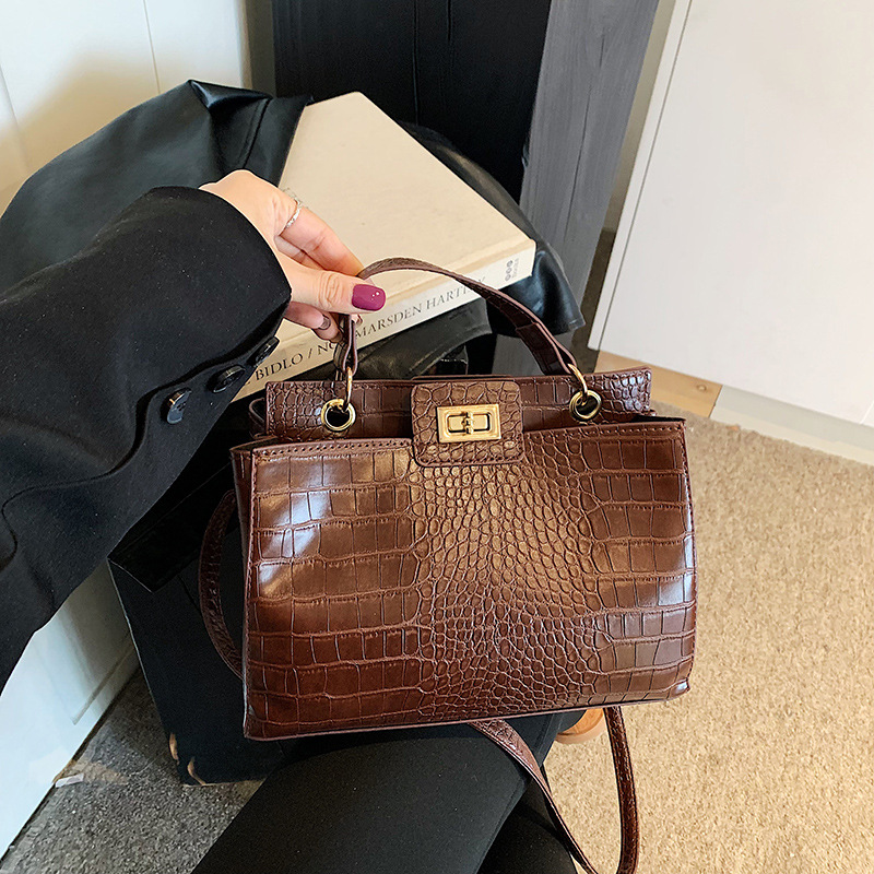กระเป๋าถือลายหนังจระเข้สำหรับผ - Women Hand Bags For Office บทวิจารณ์และราคา