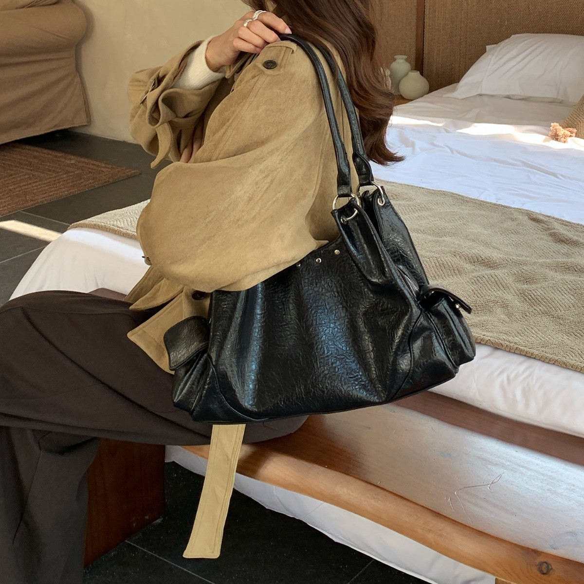 กระเป๋าถือผู้หญิงสไตล์ลำลอง ปร - Women Hand Bags For Office บทวิจารณ์และราคา