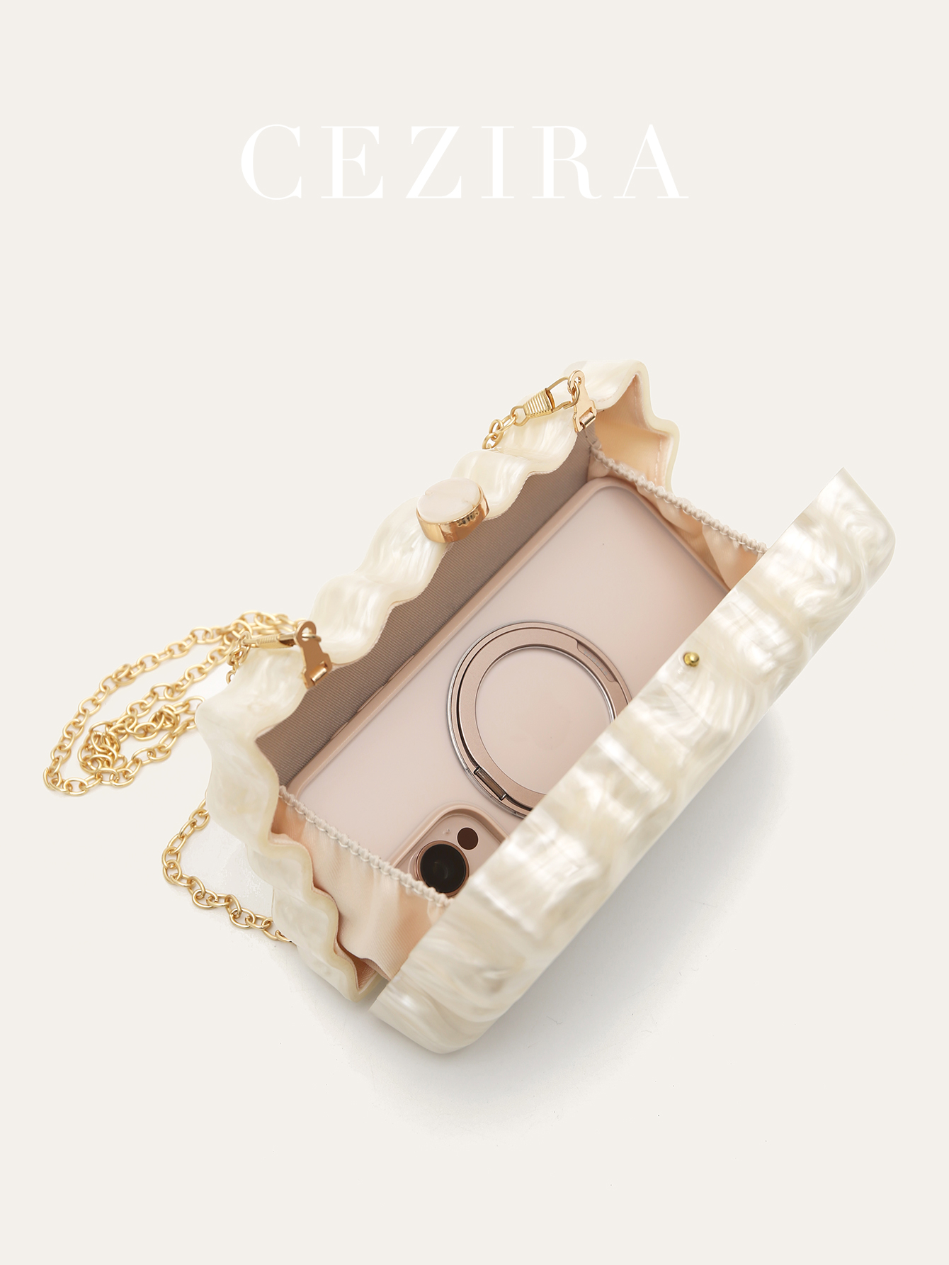 ผู้หญิงหรูหราElegant Pearlized - Women Bags On Sale บทวิจารณ์และราคา