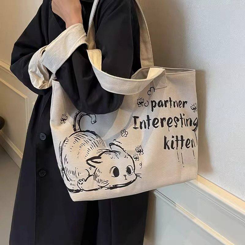 กระเป๋าโท้ทผ้าแคนวาสความจุขนาด - Women Bags 2026 Trends บทวิจารณ์และราคา