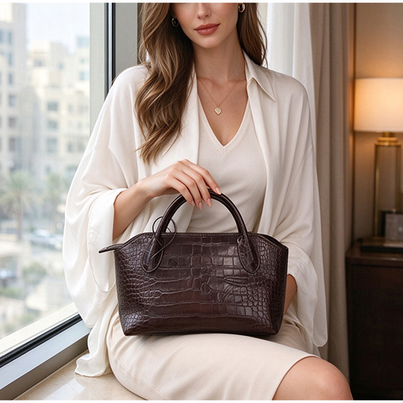 กระเป๋าถือสตรีหรูหรา ลายหนังจร - Women Hand Bags For Office บทวิจารณ์และราคา